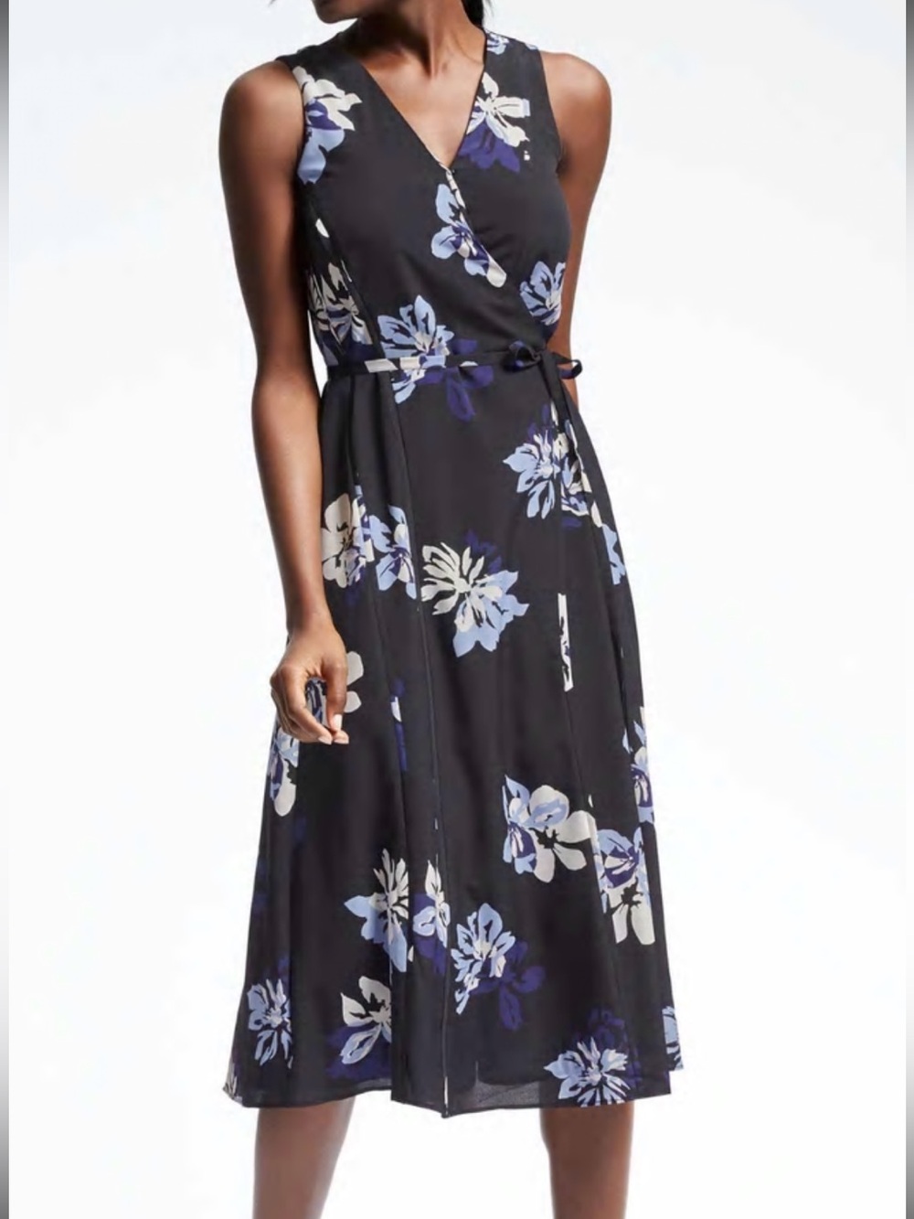 Floral Wrap Dress